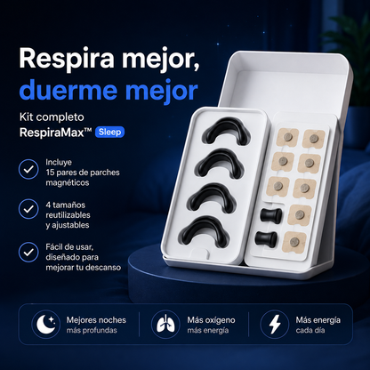 RespiraMax™ Sleep |🌙 Despierta más descansado y disfruta noches más tranquilas.