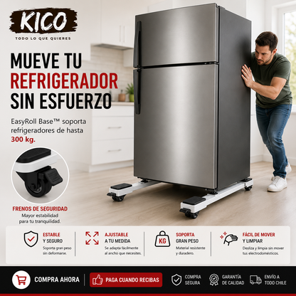 EasyRoll Base™ | MUEVE TUS ELECTRODOMÉSTICOS SIN ESFUERZO