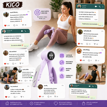 SculptFlex Pro™ ejercita tus piernas donde quieras