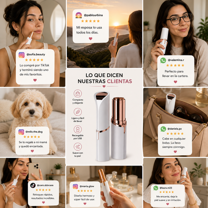 FaceGlow™ | Despídete del vello facial sin dolor.