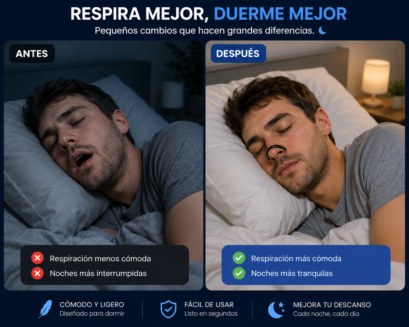 RespiraMax™ Sleep |🌙 Despierta más descansado y disfruta noches más tranquilas.