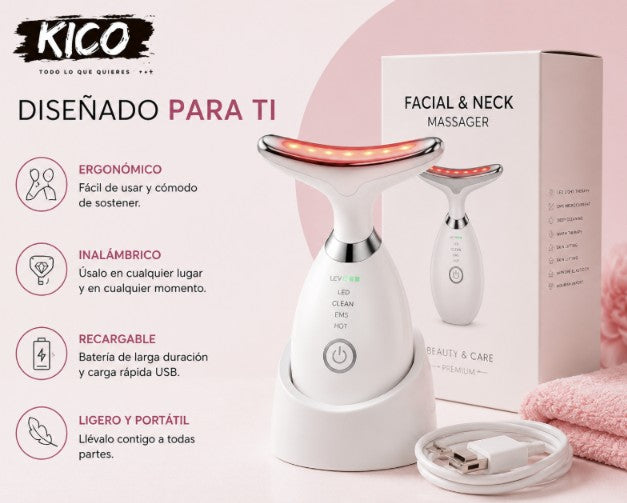 FaceLift Glow™ Recupera una apariencia más firme y definida desde casa